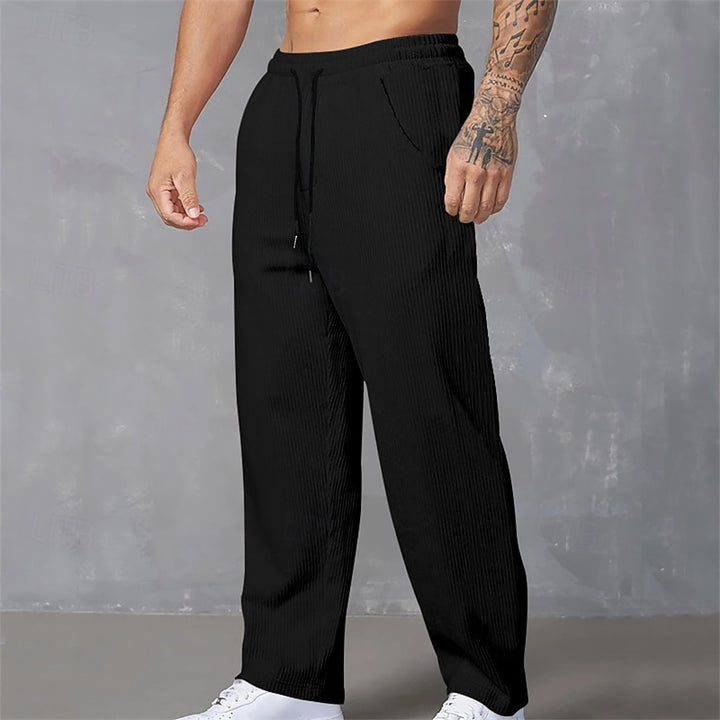 Dominic | Relaxed Ribbed Trousers
