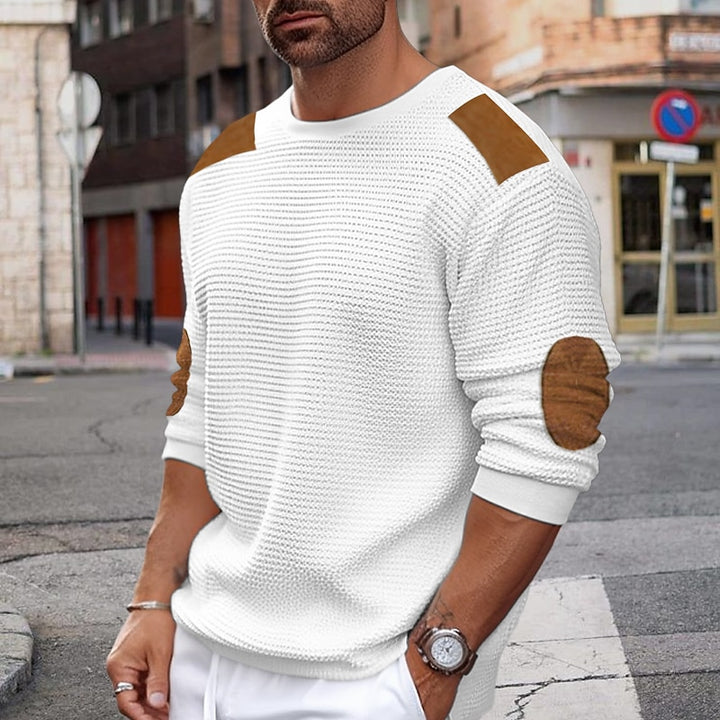 Reid | Textured Crew Neck Sweater