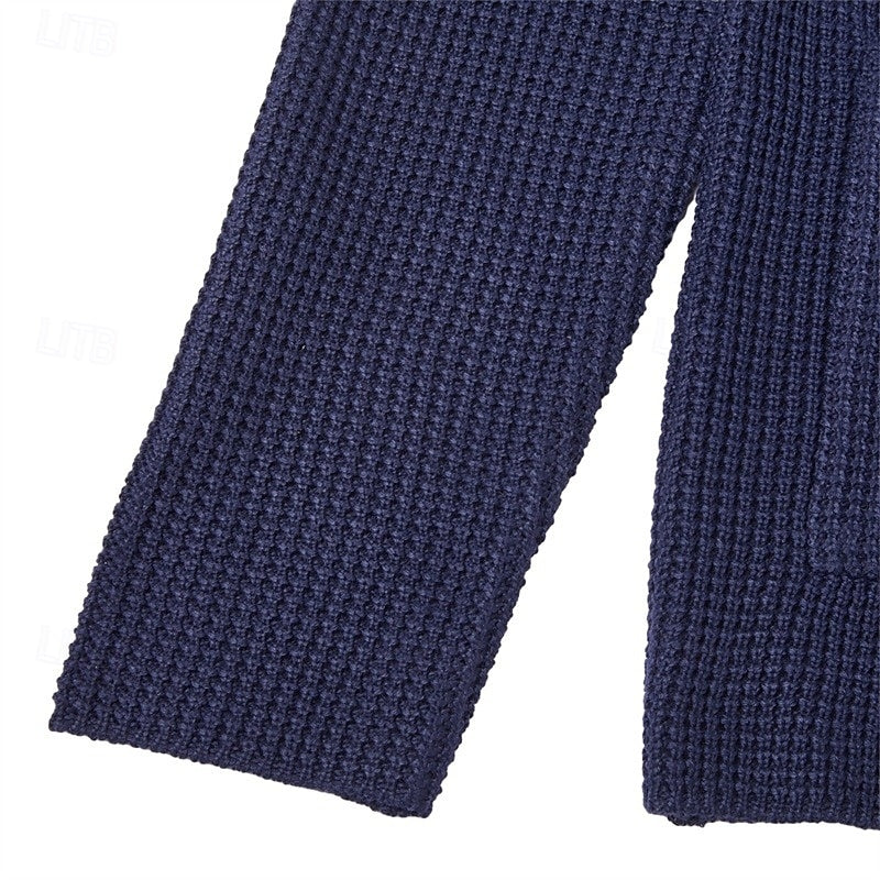 Fabian | Stand-Collar Button Cardigan