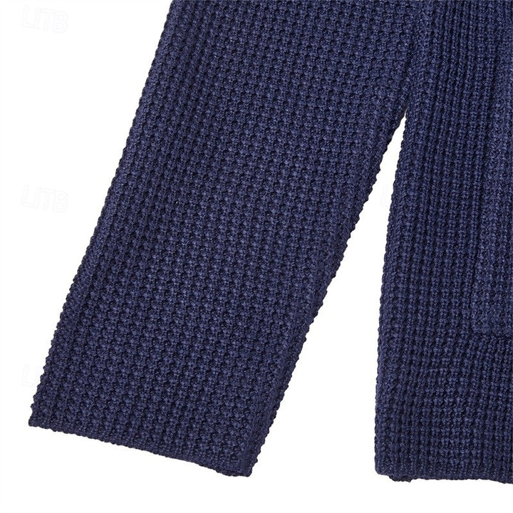 Fabian | Stand-Collar Button Cardigan