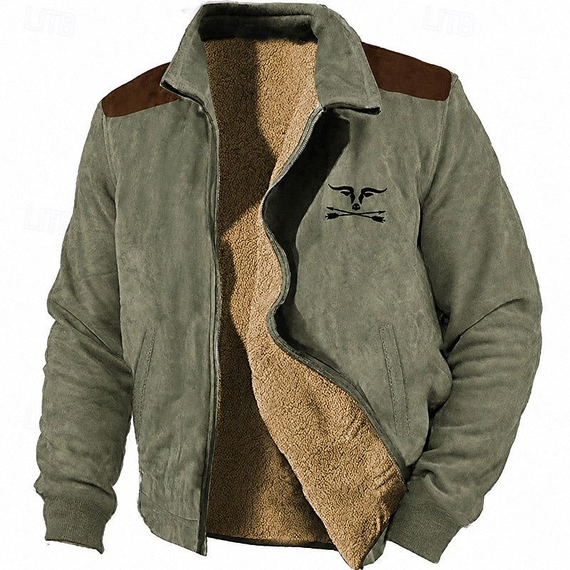 Rhodes | Fleece-Lined Stand Collar Jacket