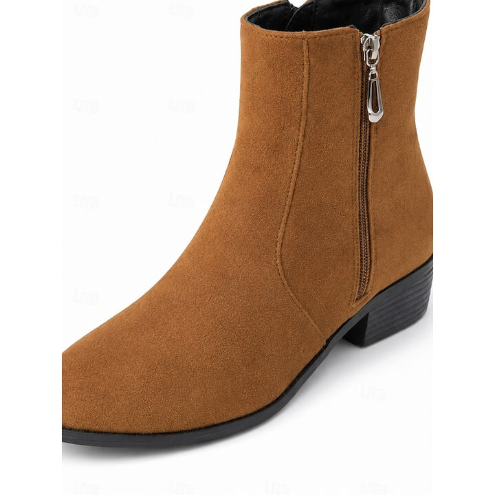 Hazel | Refined Block-Heel Ankle Boots