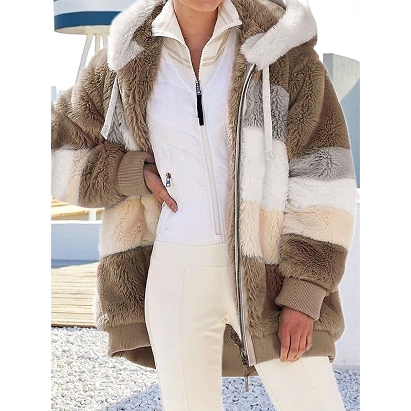 Heather | Cosy Hooded Zip Jacket