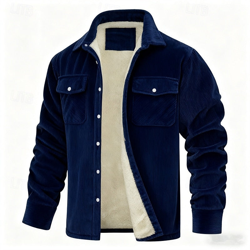 Dalton | Ribbed Fleece-Lined Jacket