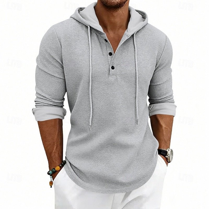 Malcolm | Relaxed Drawstring Hooded Top