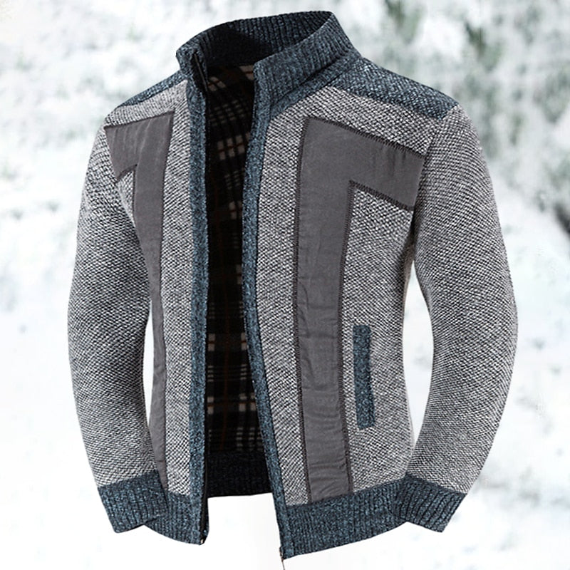 Bryson | Textured Zip Cardigan
