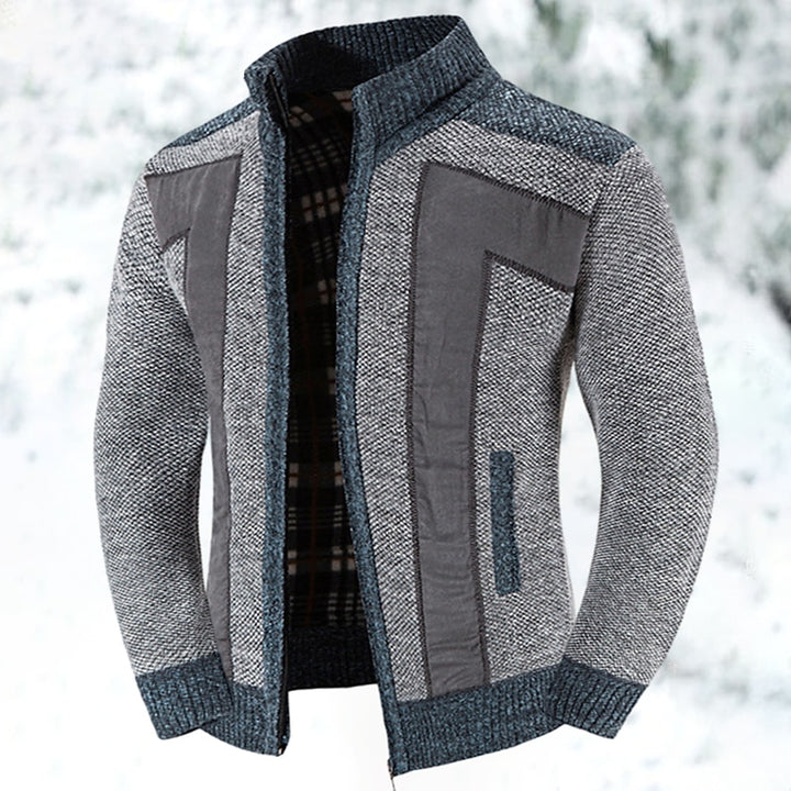 Bryson | Textured Zip Cardigan