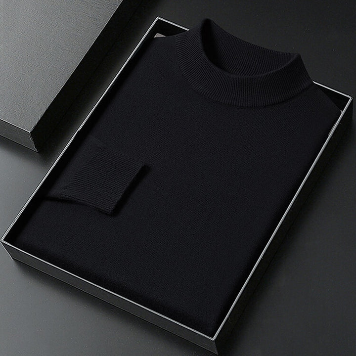 Maxwell | Refined Mock-Neck Sweater