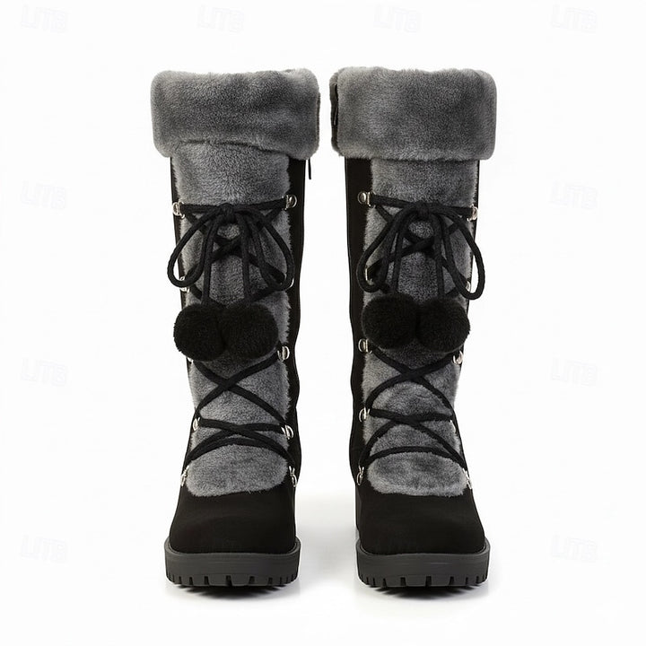 Danica | Cosy Lace-Up Winter Boots