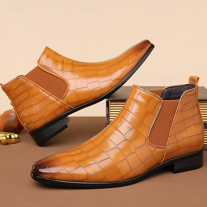 Caspian | Polished Chelsea Boots