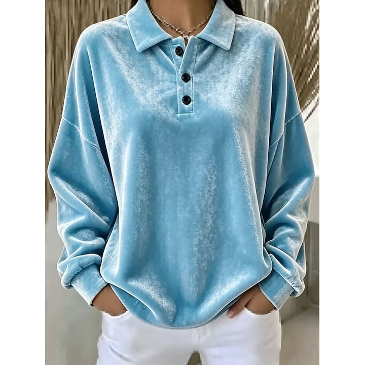 Marjorie | Relaxed Collared Pullover