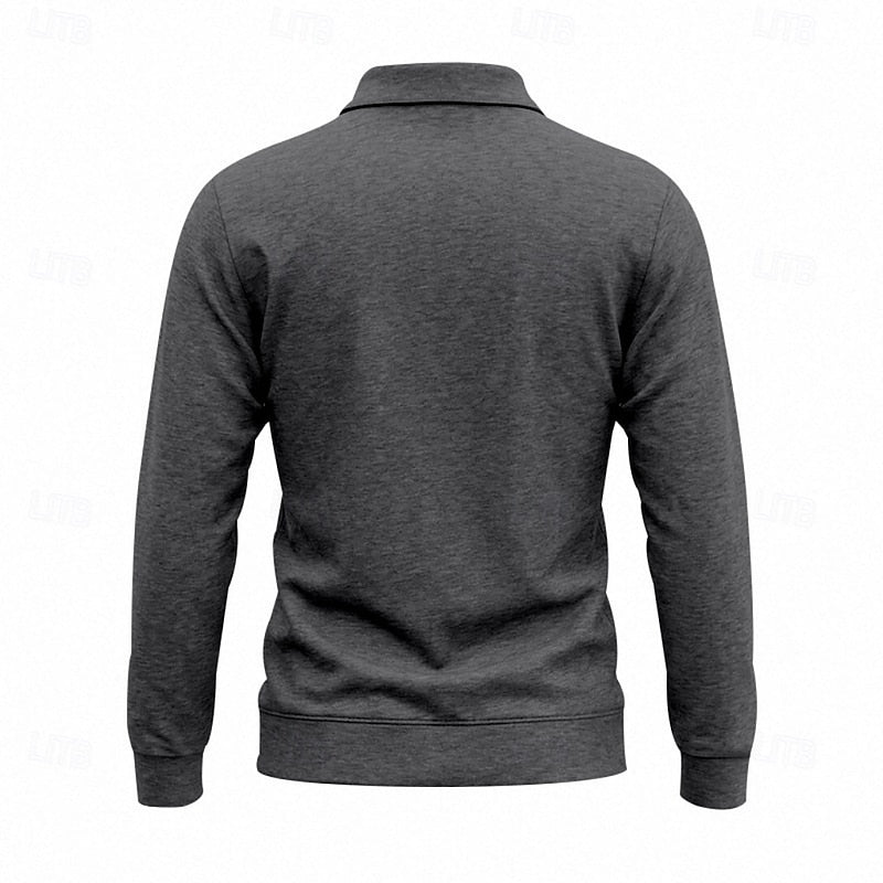 Garrett | Refined Long-Sleeve Polo Shirt
