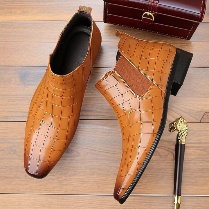 Caspian | Polished Chelsea Boots