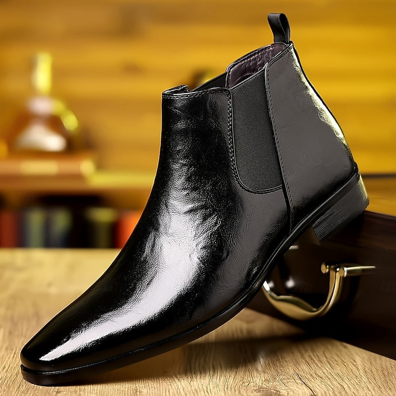 Hollis | Polished Chelsea Boots