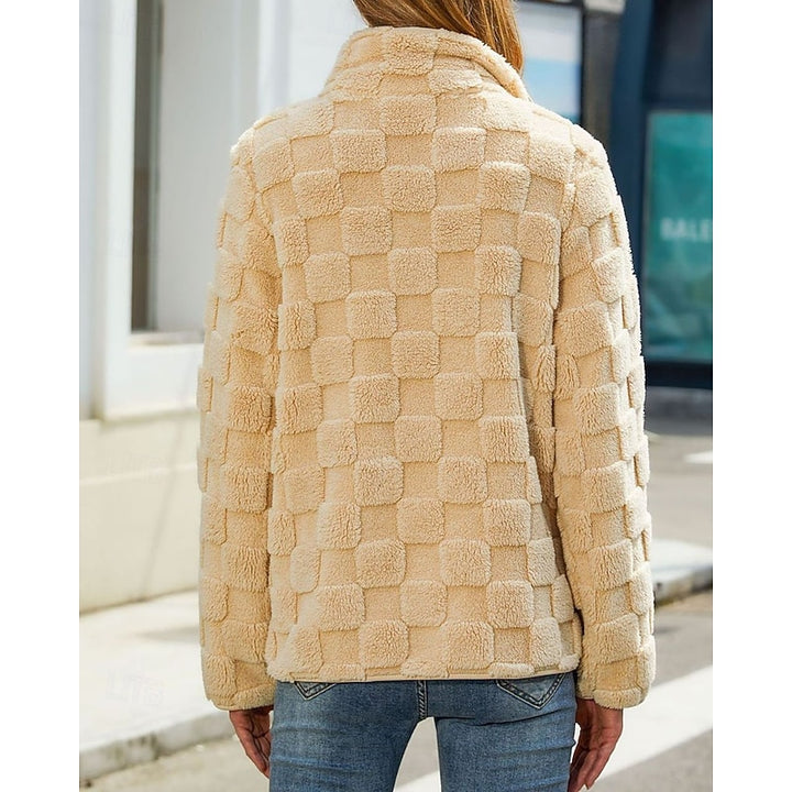 Rosabel | Textured Stand-Collar Jacket