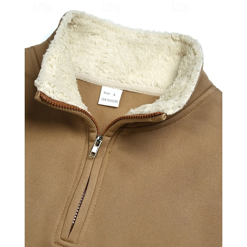 Clayton | Cosy Quarter-Zip Pullover