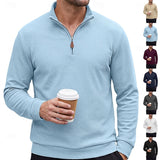 Grady | Textured Quarter-Zip Pullover