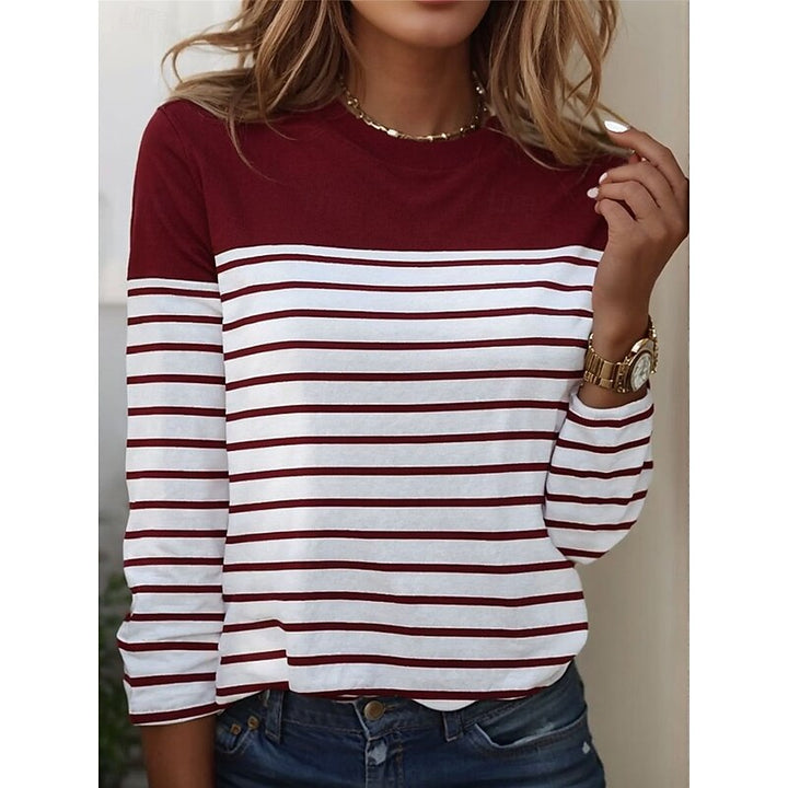 Adriana | Striped Long-Sleeve Top