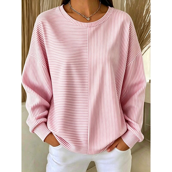 Delia | Relaxed Striped Top