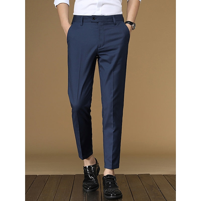 Leonard | Tailored Ankle-Length Trousers