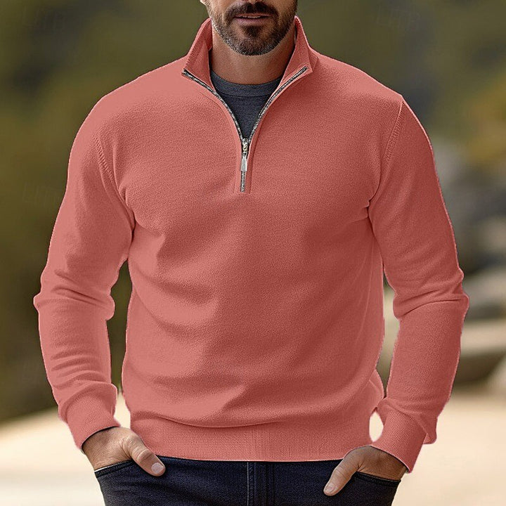 Gregor | Refined Half-Zip Pullover