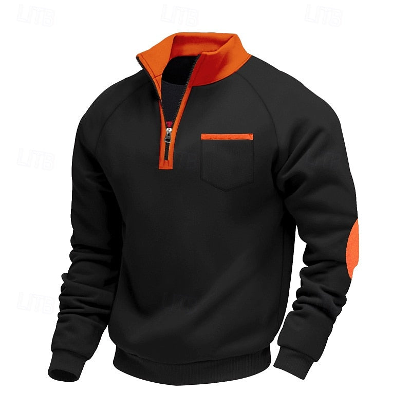 Jasper | Quarter-Zip Stand-Collar Pullover