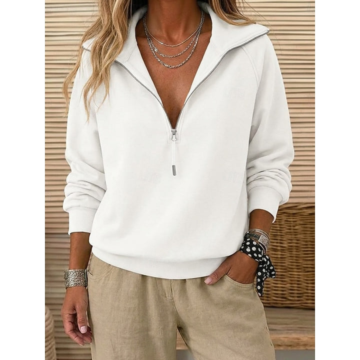 Anthea | Relaxed Quarter-Zip Pullover