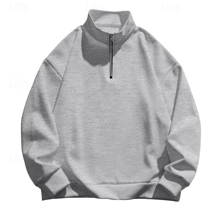 Grant | Standing-Collar Quarter-Zip Pullover