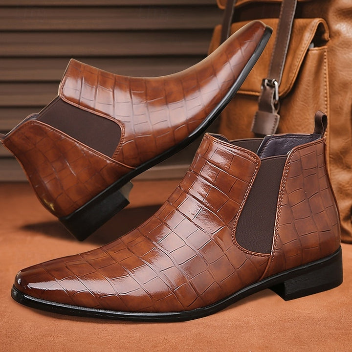 Caspian | Polished Chelsea Boots