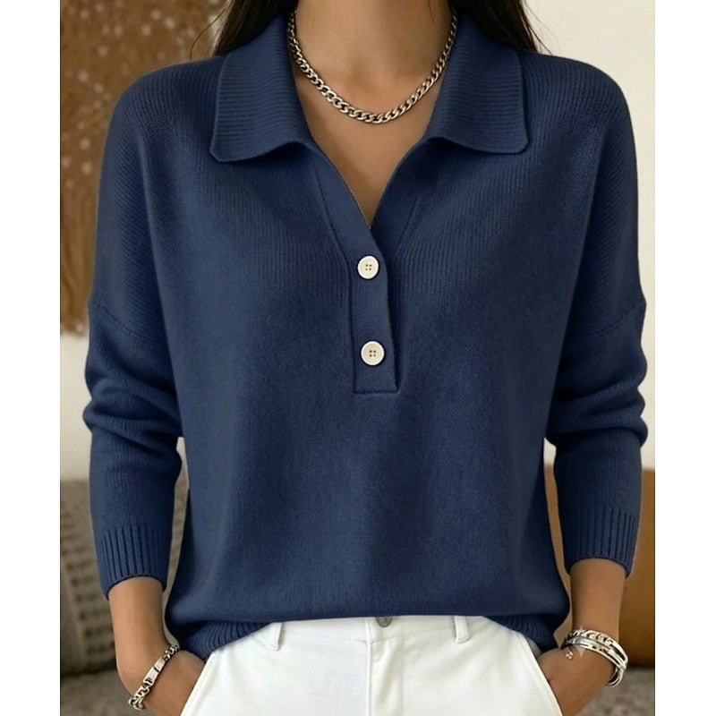 Lorelei | Refined Collared Polo Jumper