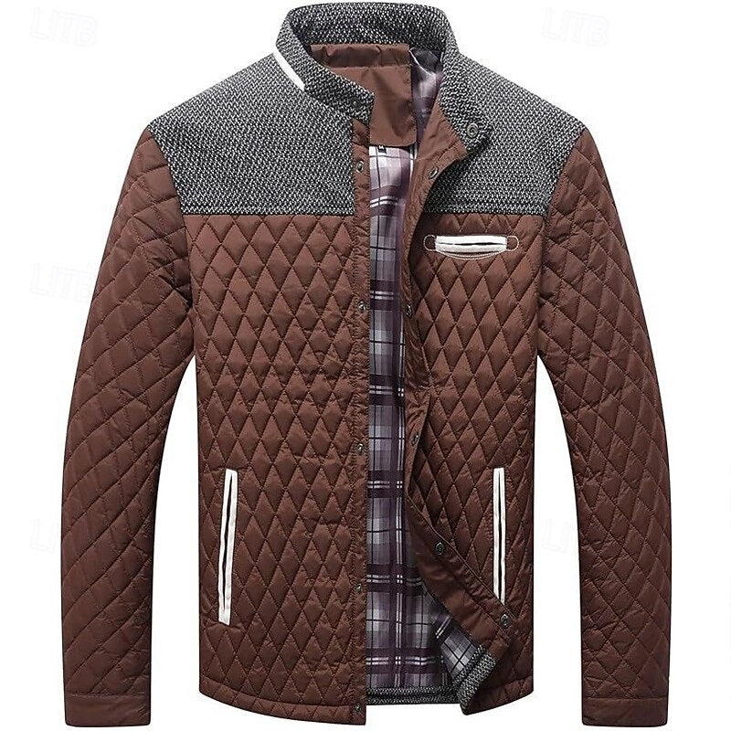 Maxwell | Quilted Stand-Collar Jacket