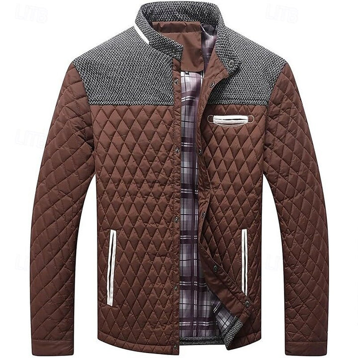 Maxwell | Quilted Stand-Collar Jacket
