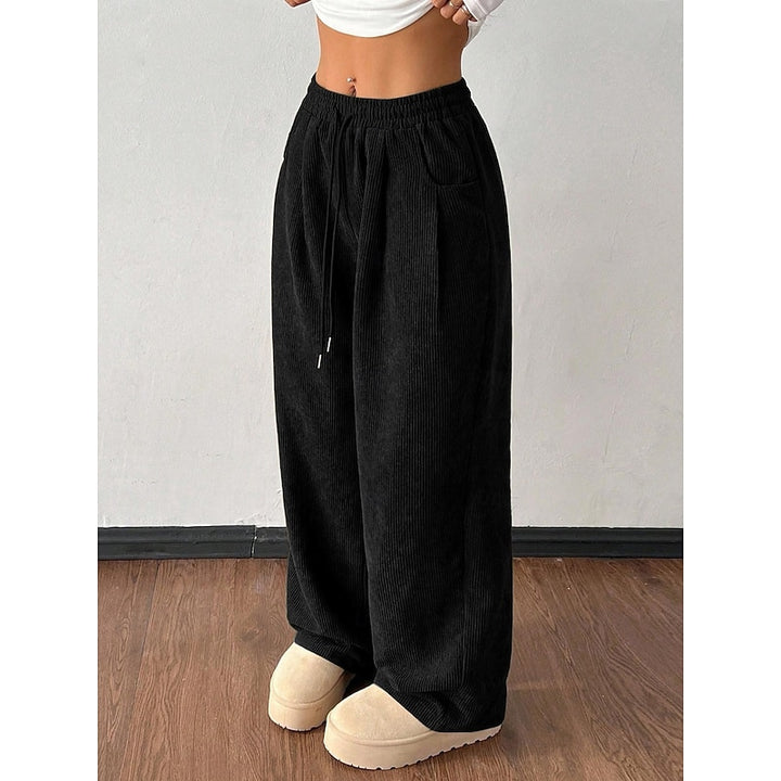 Della | Relaxed Wide-Leg High-Waist Trousers