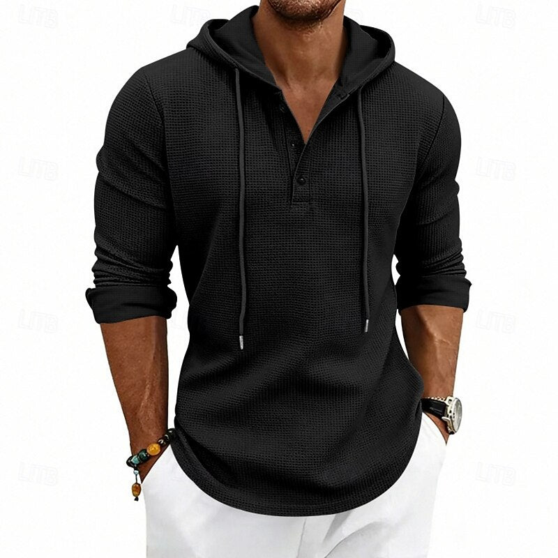 Malcolm | Relaxed Drawstring Hooded Top