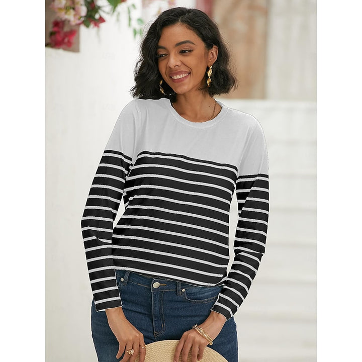 Adriana | Striped Long-Sleeve Top