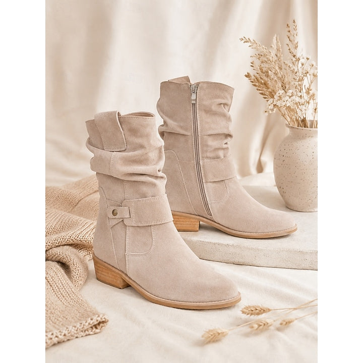Josephine | Slouchy Block-Heel Ankle Boots