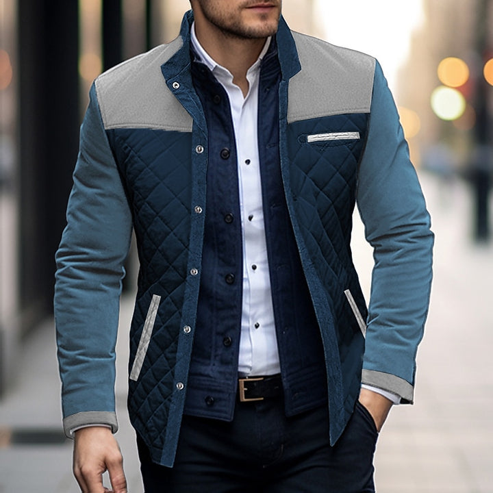 Roman | Quilted Colour Block Jacket