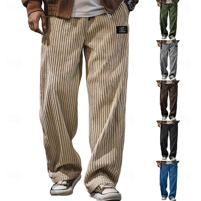 Fraser | Relaxed Ribbed Trousers
