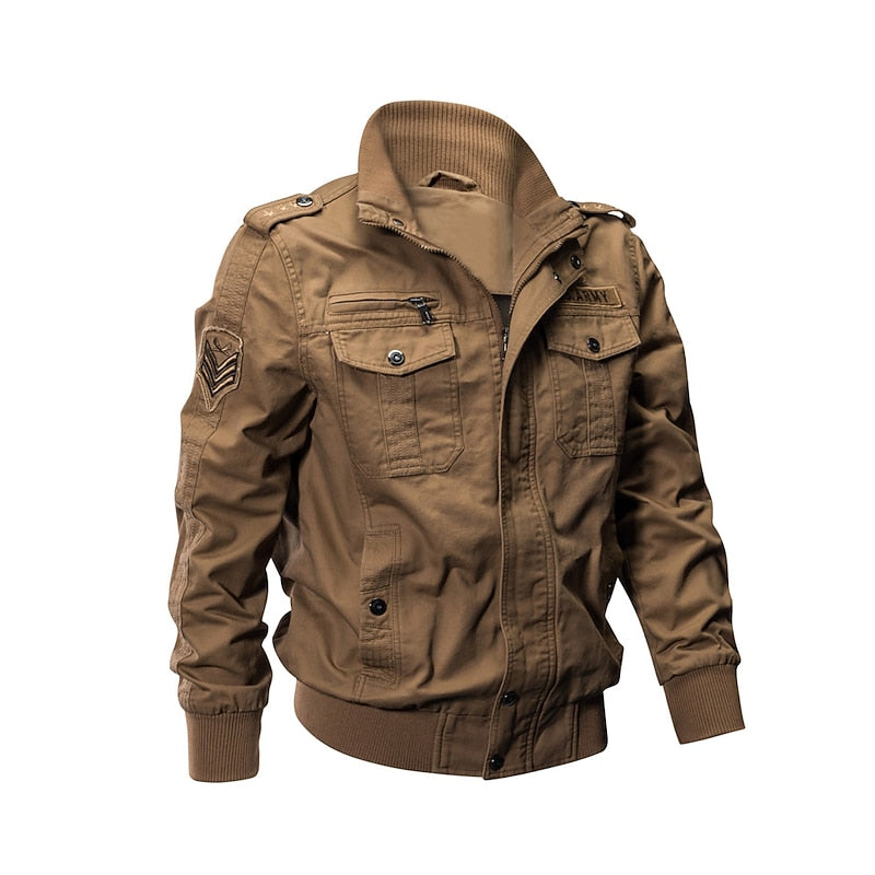 Franklin | Military-Style Bomber Jacket