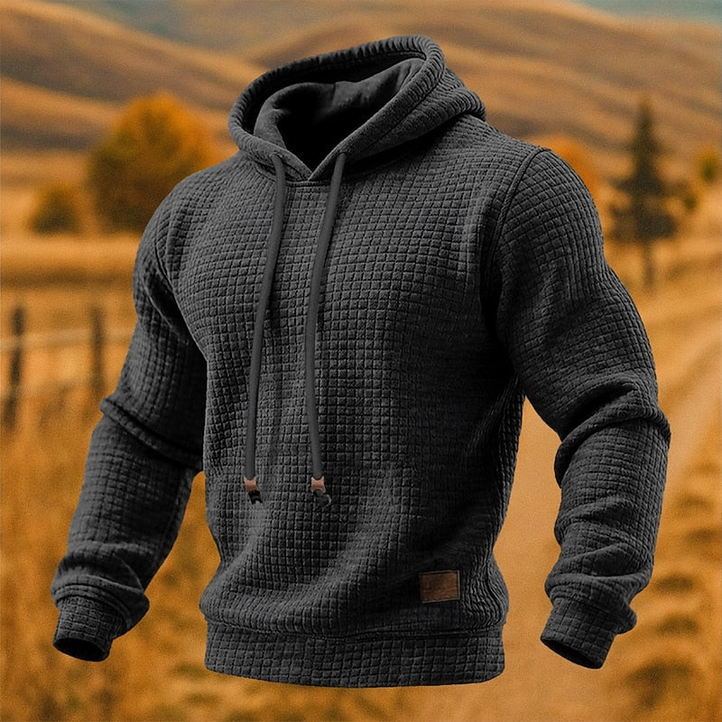 Desmond | Textured Pullover Hoodie