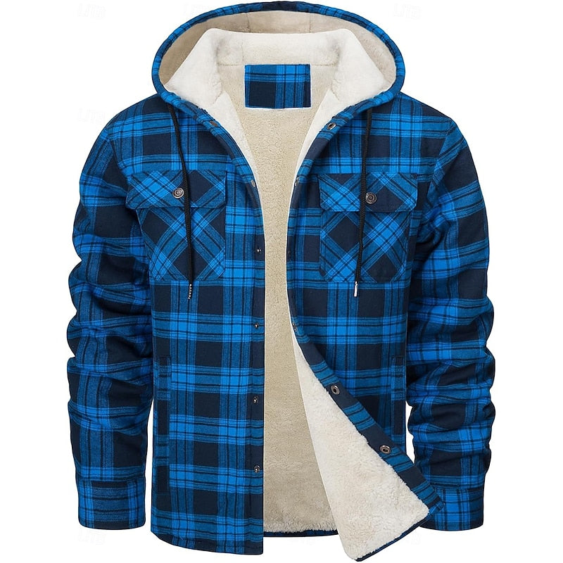 Graham | Hooded Check Shirt Jacket