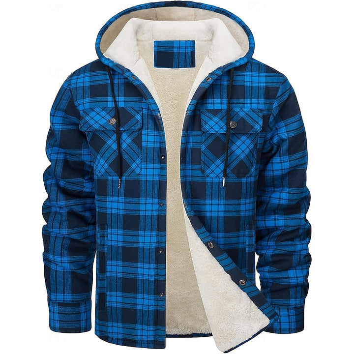 Graham | Hooded Check Shirt Jacket