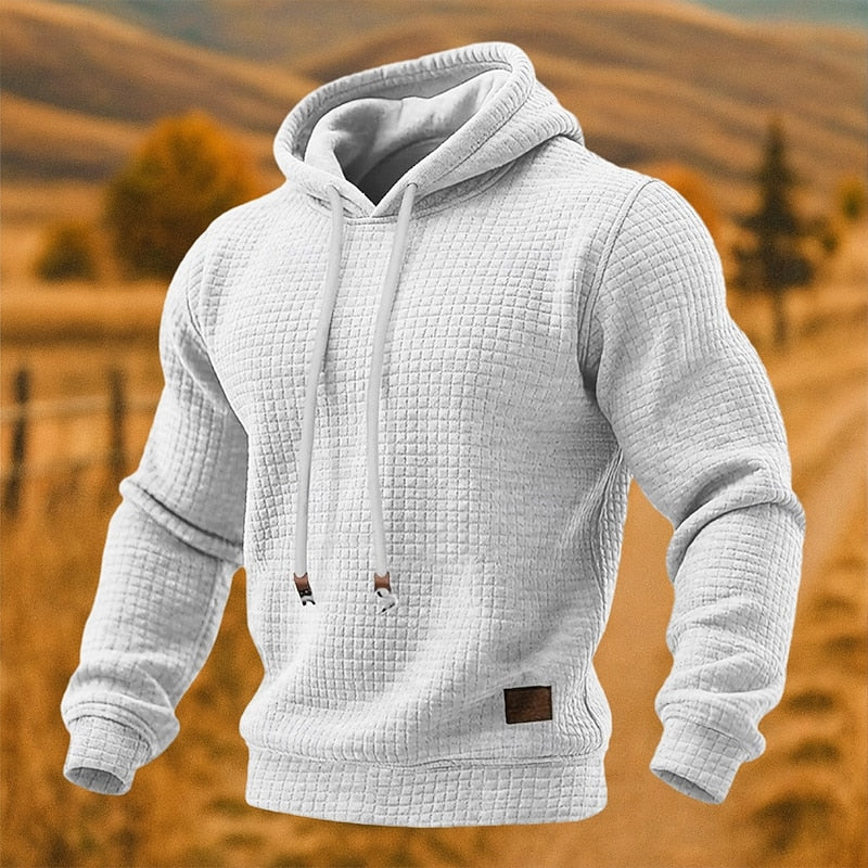 Desmond | Textured Pullover Hoodie