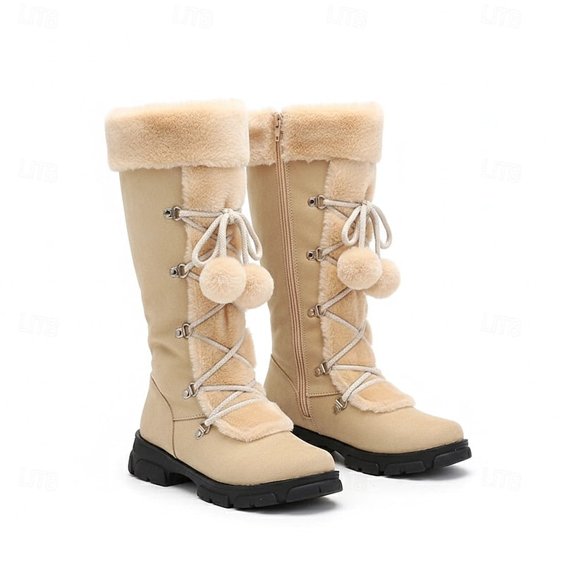 Danica | Cosy Lace-Up Winter Boots