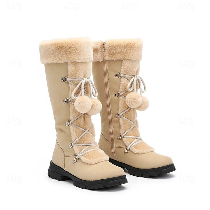 Danica | Cosy Lace-Up Winter Boots
