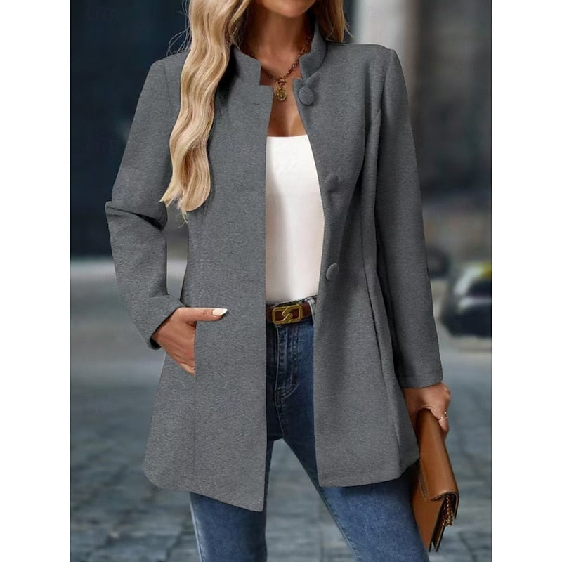 Ingrid | Elegant Stand-Collar Coat
