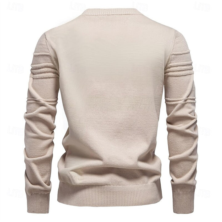 Hamish | Textured Crewneck Jumper
