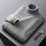 Gregory | Cable-Knit Turtleneck Jumper