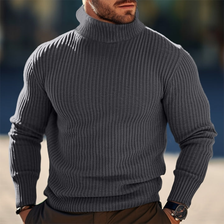 Alaric | Ribbed Turtleneck Sweater