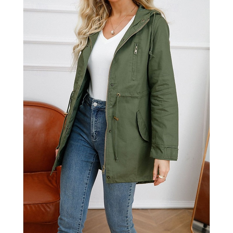 Matilda | Hooded Longline Utility Coat